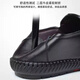 意尔康王子鞋子男2025秋季新款男士皮鞋真皮潮流百搭软牛皮休闲男鞋厂家直销 6198 棕色 镂空款 44
