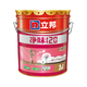 Nippon Paint 120 two-in-one environmentally friendly interior wall latex paint white wall paint moisture-proof, mildew-proof and water-resistant household self-brushing Nippon Paint 120 latex paint pure white 1KG sample color test free roller + gloves