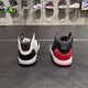 Nike (Nike) Jordan AJ Kinderschuhe Jungen und Mädchen schneiden lässige Basketball-Sportschuhe AQ9215/AQ9216-006 32-1y-Fuß Länge 20 cm