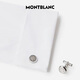 万宝龙MONTBLANC Urban Spirit系列男士袖扣 银色114770 七夕礼物
