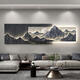 三栖虎背有靠山客厅装饰画轻奢沙发背景墙挂画感3d立体山水壁画 D-背有靠山 15042cm普通款(不带灯)