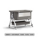 
Crib movable cradle bed portable two-in-one foldable multi-function bb bed newborn splicing bed aluminum alloy-mu Yuyun gray丨Dream-full model [memory
