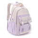 Brand d'études d'études d'école secondaire d'Ounchi Brand pour femmes pour femmes nouvelles élèves de grande capacité occasionnels Sacquage de réduction du fardeau léger pour les femmes Purple 35cm * 23cm * 46cm