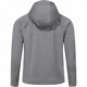 DESCENTE letter pattern hooded zipper jacket jacket male and female style gray 100