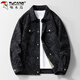 Woodpecker (TUCANO) coat men's autumn and winter work jacket men's loose casual lapel high-end clothes men's black XL
