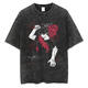 Juvia Jujutsu Kaisen Retro-Wäsche und altes T-Shirt Harajuku Gojo Erleuchtung S trendy Top B691 Waschen s