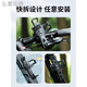 Shantou Lincun punch-free quick-release bicycle water bottle holder, mountain bike water cup holder, electric bicycle cycling drink water holder, reinforced nylon model, black, free 3M anti-slip gasket