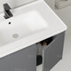 
Jiumuwang Shijia JMOOWO series smart space aluminum bathroom cabinet bathroom ceramic integrated basin sink bathroom washbasin cabinet washbasin 1047 ceramic basin + arc smart mirror cabinet
