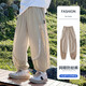 
Boys mosquito-proof pants summer thin 2025 new children's ice silk mesh sports trousers big boys summer suit RWC-K234 [Gray] 120