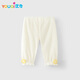 Youqi baby girl summer thin mosquito-repellent pants for girls summer trendy casual pants for children cute sweet lace pants for summer