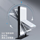 Cosmetic mirror with light desktop desktop LED light makeup artist's special fill-in light cosmetic mirror home bedroom high-definition mirror horizontal style - plug-in white - 57*48cm