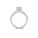 I Do platinum pt950 diamond ring for women gypsophila 1 carat cultivated diamond Starlight Queen wedding ring proposal for wife and girlfriend Starlight Queen 1 carat diamond No. 13