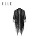 
ELLE tassel knitted small shawl for women in spring and autumn summer air-conditioned room with thin long scarf shoulder vest cardigan