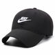 MICHAEL JORDAN-NIKE hat spring and autumn style peaked cap outdoor couple sun protection face display men's sun hat casual fishing sunshade Nike quick-drying embroidered letter hook black Nike adjustable (55-60cm)
