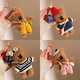 Mr. Bean Bean Little Bear Pends lindo Teddy Bear Doll Fincape Bolsa de juguete CAR ARRIBITO DE ARRIBUNIL