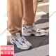 Reebok锐步 男女情侣DMX 1200经典运动休闲时尚复古舒适老爹鞋官方旗舰 GX3895-白_卡其色 (建议拍小半码 34.5