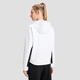 迪桑特（DESCENTE）TRAINING系列针织运动连帽宽松上衣夹克女款 WT-WHITE L