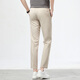 JEEP SPIRIT casual trousers for men slim straight cut pants khaki pants summer thin stretch men's pants 2025 new style khaki 9921-summer thin style 29 (suitable for about 50-55kg)