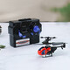 Mini Handheld Remote Control Helicopter Toy Drone Pocket entre Aircraft Boy Student Gift Yellow-3.5 Pass Helicopter