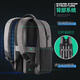 ASPENSPORT (ASPENSPORT) large capacity backpack fashion casual burden reduction junior high school students school bag business travel computer backpack red_light gray [standard version]