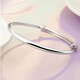 Hong Kong genuine Pt950 platinum bracelet for women 18k gold glossy solid bracelet fashion moissanite bracelet gift 26.8g platinum elegant glossy push-pull bracelet