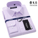 Yager Flagship Office officiel Summer Thin Long à manches à manches longues Men's Pure Cotton Anti-Wrinkes Striped Inch Vêtements Business haut de gamme d'âge moyen et DP décontracté # 6621 S 165 / 84A Taille 38 Hauteur 160-16