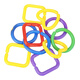 Magic Bean Shenghuo Chaîne géométrique de la chaîne de serrage géométrique Kindergarten Baby Early Education Toys Fine Move Training Focus Building Blocys Blocs Geometric Glamping 60 [sacs auto-scellés]
