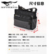 SEPTWOLVES Durable Oxford Cloth Shoulder Bag Men's Backpack Sports Fashion Crossbody Bag Men's Bag Travel Bag File Bag Briefcase Dark Blue