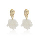 Qlady Fairy Petal Earrings Women's Earrings Suitable for Summer Earrings 2025 New High-end Holiday Style Earrings Gift