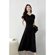 
Vanciman design sense T-shirt suit skirt for women in summer new waist top skirt high-end two-piece set black XL
