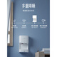 Secador de baño LDVEP AOSHA completamente automático secador manual de mano secador manual de mano secador manual [cañón de acero pequeño] Espejo de acero inoxidable 3893