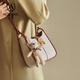 Aokang Bag Damen 2025 Neue Modependler Crossbody Tasche High-End-Unterarm-Bag-Geburtstagsgeschenk für Freundin schön (Bear Bow)