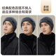 JIUMU pure cashmere warm woolen hat autumn and winter knitted hat cold hat winter hat winter outdoor ear protection cold hat men winter
