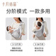十月结晶婴儿背带新生宝宝外出前抱式婴幼儿横抱抱娃神器解放双手 希岚粉 1个