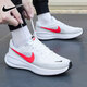 Nike (NIKE) official ship store running shoes men's shoes autumn new mesh breathable simple casual shoes low top white sports shoes HJ9198-102/white red/mesh breathable 39