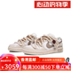 
Nike Customized DunkLow Castle Letter from Fire Painted Cover Milk Apricot Color Retro Women's Low Top Shoes Gift Dd1503-121 Castle Letter from Customized Model 35.5