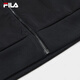 FILA Official Men's Woven Jacket 2025 Autumn New Simple Basic Business Commuting Casual Jacket True Black-BK L 175/96A/L