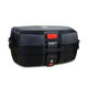 Robus und langlebig Motorradkamm große Kapazität Universal Dicked Electric Extra-Large Back Box Rink Heck Trunk 691 Kofferraum Schwarz 47 Liter Sonderangebot