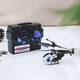 Mini Handheld Remote Control Helicopter Toy Drone Pocket entre Aircraft Boy Student Gift Yellow-3.5 Pass Helicopter