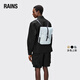Rains trendy backpack schoolbag for women small lightweight outdoor commuting backpack/13010 Midnight black