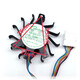VYOPBC multiple 5v12V Caisse enregistreuse de la carte mère Contrôle de la carte mère Éventail de radiateur diamètre silencieux Diamètre 44 mm Distance de trou 3527 5V Distance de trou équilatéral 27 mm