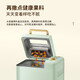 Bai Cui Bread Machine Fully Automatic Home Dough Kneading Machine Reservable Intelligent Fruit Sprinkling Breakfast Toaster PE8899 Holiday Gift Light Fir Green