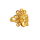 OEMG old Phoenix gold store new peacock gold-plated imitation gold ring women's atmospheric ring wedding bride fake three gold ring A peacock ring (adjustable)
