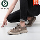 Woodpecker Sandals for men in summer 2025 new style of outer wear Baotou hole sandals men's non-slip sports straight stream wading beach shoes 1283 black 39