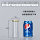 Ouoety Aluminium Gold Deckel Haustier Plastik Flasche Lebensmittelqualität versiegelt Dose transparent runde Mund Snack Snack Keks Verpackung Eimer 5,5*8,5 cm16 g Aluminium Gold Deckel 1098 Stücke