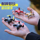 Mini Drone Children's Toys Plane Internet Celebrity Helicopter Small Remote Control Flight Elementary School Egument Small Frosted Black et Red Aension Photographie