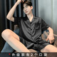 维多利亚的格调睡衣男士夏季2025新款冰 丝短袖薄款夏天青少年男生家居服 【双口袋凉感冰丝】G723 L 男 (建议身高170左右，体重10