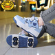 G.Duck Kids2025 Sacios de Rampage Rampage New Children Camas de cuatro ruedas Sneakers 'Double Wheels Skates puede caminar y Remollos Pink Four de 9930 REDETES DETRATEDES 29 Código estándar