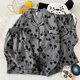 Niedlicher Crayon Shin-Yun-Baumwollpyjamas für Frauen dreiteilige Sommer-Strickjacke Cartoon Home Clothing Set JHX-9901J#Pink Bian Mike M Empfohlen 80-100