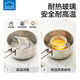 LOCK&LOCK baby food supplement box glass preservation box baby steamed egg bowl sub-packaging box frozen storage tank steamable food supplement cup